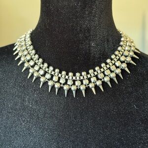 GOTHIC Glam Statement Spiked Choker Necklace